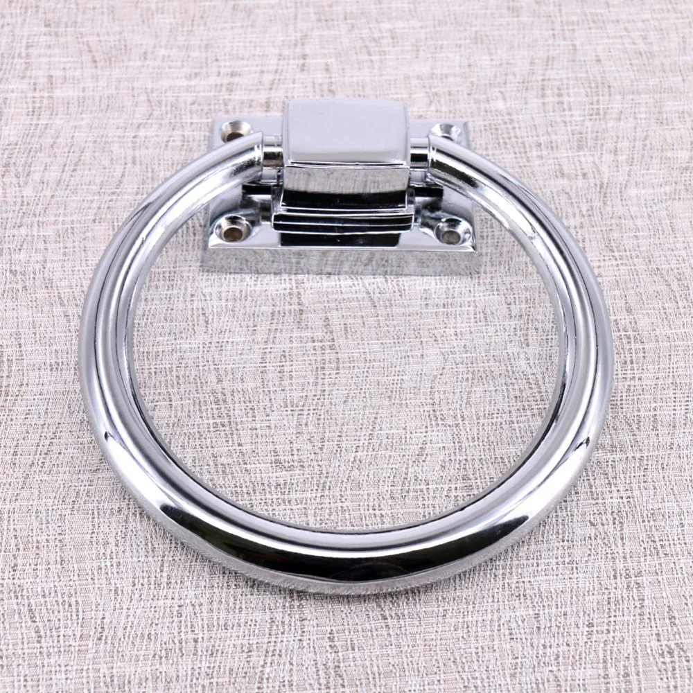 Modern Zinc alloy 110mm Drop Ring Handles Dresser Chest Cabinet Drawer Pulls Bright Chrome Pack of 2
Modern Zinc alloy 110mm Drop Ring Handles Dresser Chest Cabinet Drawer Pulls Bright Chrome Pack of 2