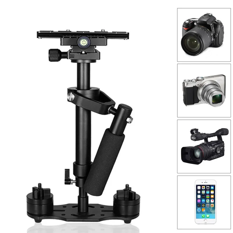 New Portable Handheld Stabilizer S40 Video Steadycam Stabilizers With Quick Release Plate For Canon Nikon Sony Camera GoPro DOM6
New Portable Handheld Stabilizer S40 Video Steadycam Stabilizers With Quick Release Plate For Canon Nikon Sony Camera GoPro DOM6