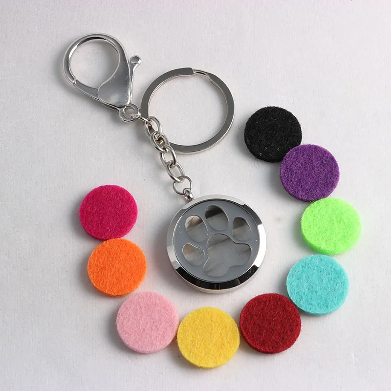 Screw Dog Paw Stainless Steel Perfume Locket Keychain Aromatherapy Essential Oils Diffuser Locket Keychains Keyrings 10PCS
Screw Dog Paw Stainless Steel Perfume Locket Keychain Aromatherapy Essential Oils Diffuser Locket Keychains Keyrings 10PCS