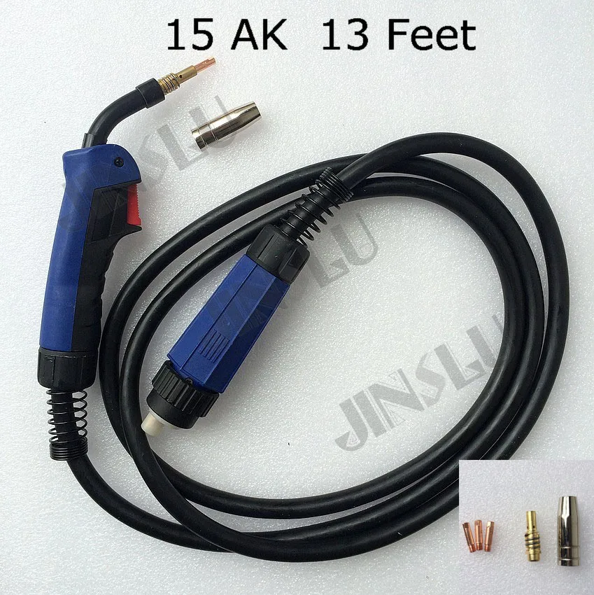 MB15 15AK MIG Torch 13 Feet Welding Torch Gun Air-cooled Euro Quick Connector MIG MAG Welding Machine Welder Binzel BW Style
MB15 15AK MIG Torch 13 Feet Welding Torch Gun Air-cooled Euro Quick Connector MIG MAG Welding Machine Welder Binzel BW Style