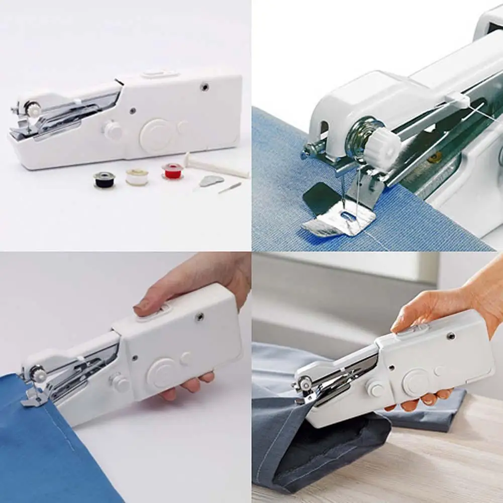 1 Set Mini Handheld Sewing Machine With 24 Spools Set thread Mixed Colors Sewing Polyester and Empty Bobbins Sewing Machine
1 Set Mini Handheld Sewing Machine With 24 Spools Set thread Mixed Colors Sewing Polyester and Empty Bobbins Sewing Machine