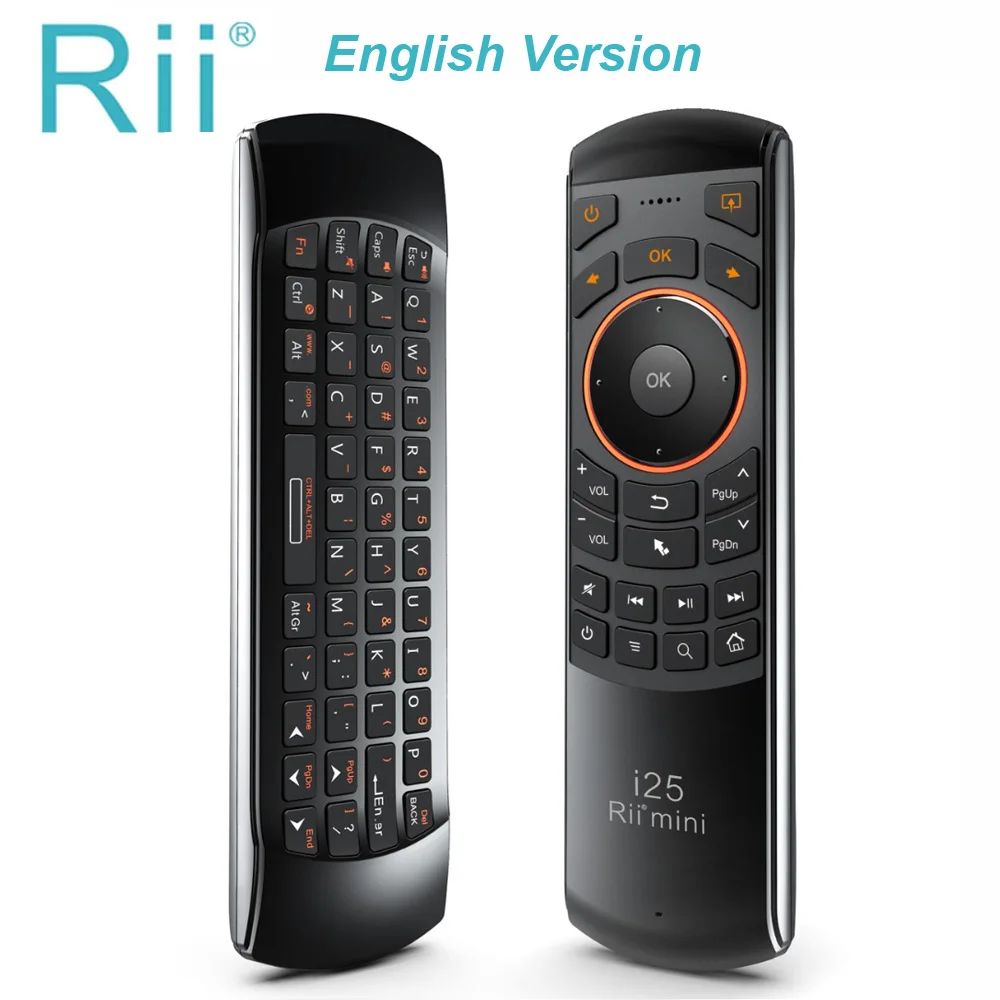 Original 3 in 1 Rii i25 2.4G Mini Wirless Air Mouse Keyboard With IR Remote Control PC Teclado For Tablet Smart Android TV Box
Original 3 in 1 Rii i25 2.4G Mini Wirless Air Mouse Keyboard With IR Remote Control PC Teclado For Tablet Smart Android TV Box