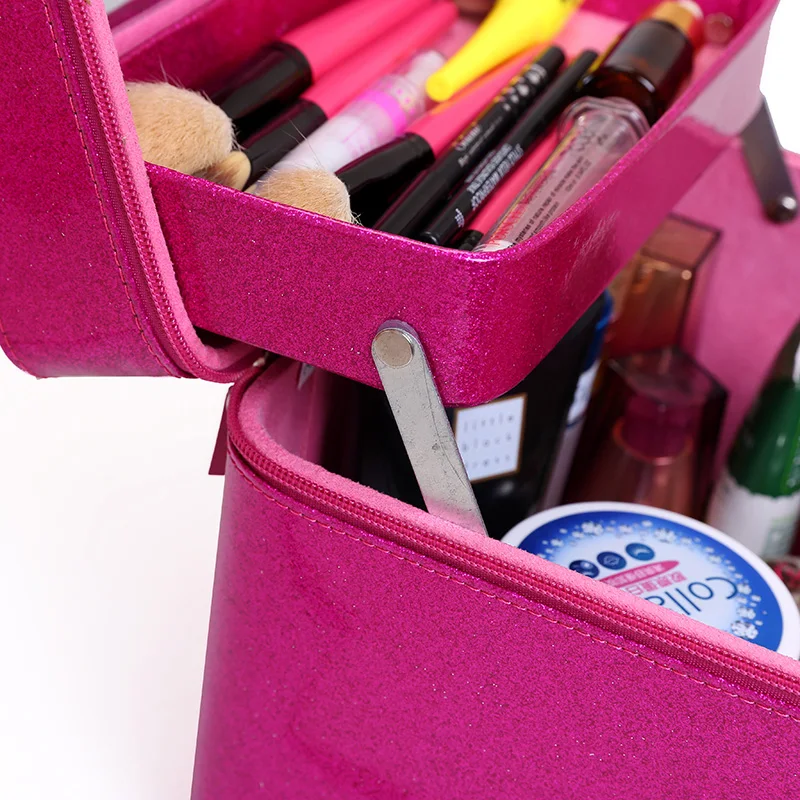 Professional Make Up Bag Women Cosmetic Case High Quality Leather Female Korean Makeup Box Large Capacity Travel Wash Bags Hot
Professional Make Up Bag Women Cosmetic Case High Quality Leather Female Korean Makeup Box Large Capacity Travel Wash Bags Hot