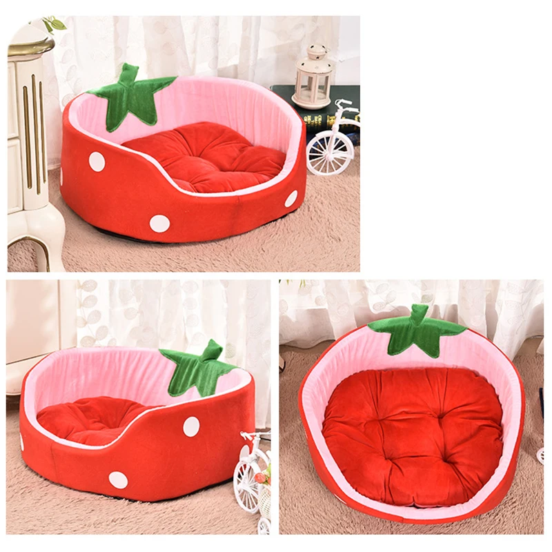 Strawberry Pet Cat Dog Bed Warming Dog House Cute Fruit Pet Kennel Puppy Dog Bed Mat Sofa Chihuahua Small Medium Dog Pet Supplie
Strawberry Pet Cat Dog Bed Warming Dog House Cute Fruit Pet Kennel Puppy Dog Bed Mat Sofa Chihuahua Small Medium Dog Pet Supplie