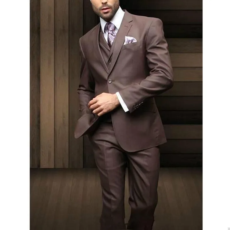 2018 New Brown Groom Tuxedos Custom Made Fashion Slim Fit Wedding Suit Groomsmen Tuxedo Formal Men's Suit(Jacket+Pants+vest)
2018 New Brown Groom Tuxedos Custom Made Fashion Slim Fit Wedding Suit Groomsmen Tuxedo Formal Men's Suit(Jacket+Pants+vest)