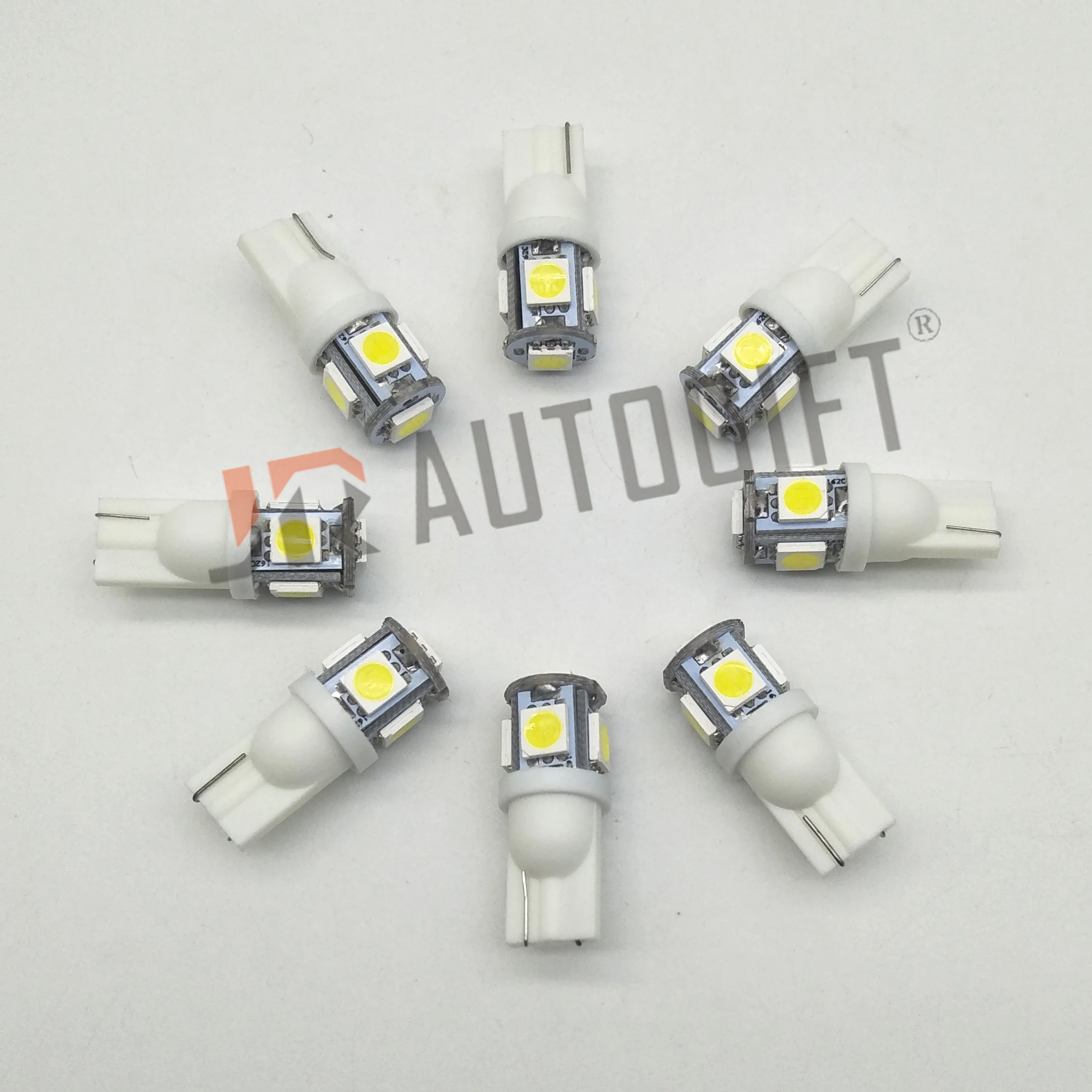 1000 шт. заводская цена 12В 24В T10 5Smd 5050 W5W 168 194 светодиодный автомобильный светильник