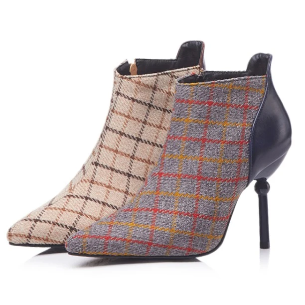 Olomm New Stylish Women Ankle Boots Winter Ladies Shoes Thin High Heel Pointed Toe Blue Brown Office Shoes Women US Size 3-16
Olomm New Stylish Women Ankle Boots Winter Ladies Shoes Thin High Heel Pointed Toe Blue Brown Office Shoes Women US Size 3-16