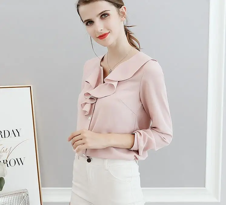 2020 autumn and winter new Korean version of the large size was thin fashion shirt casual ladies wild trend chiffon t
2020 autumn and winter new Korean version of the large size was thin fashion shirt casual ladies wild trend chiffon t