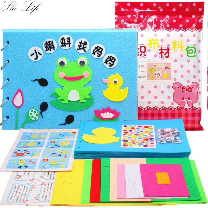 5 Styles DIY Story Book Felt DIY Package Baby Early Cognitive Development Toy Handmade Special Gift For Kids
5 Styles DIY Story Book Felt DIY Package Baby Early Cognitive Development Toy Handmade Special Gift For Kids