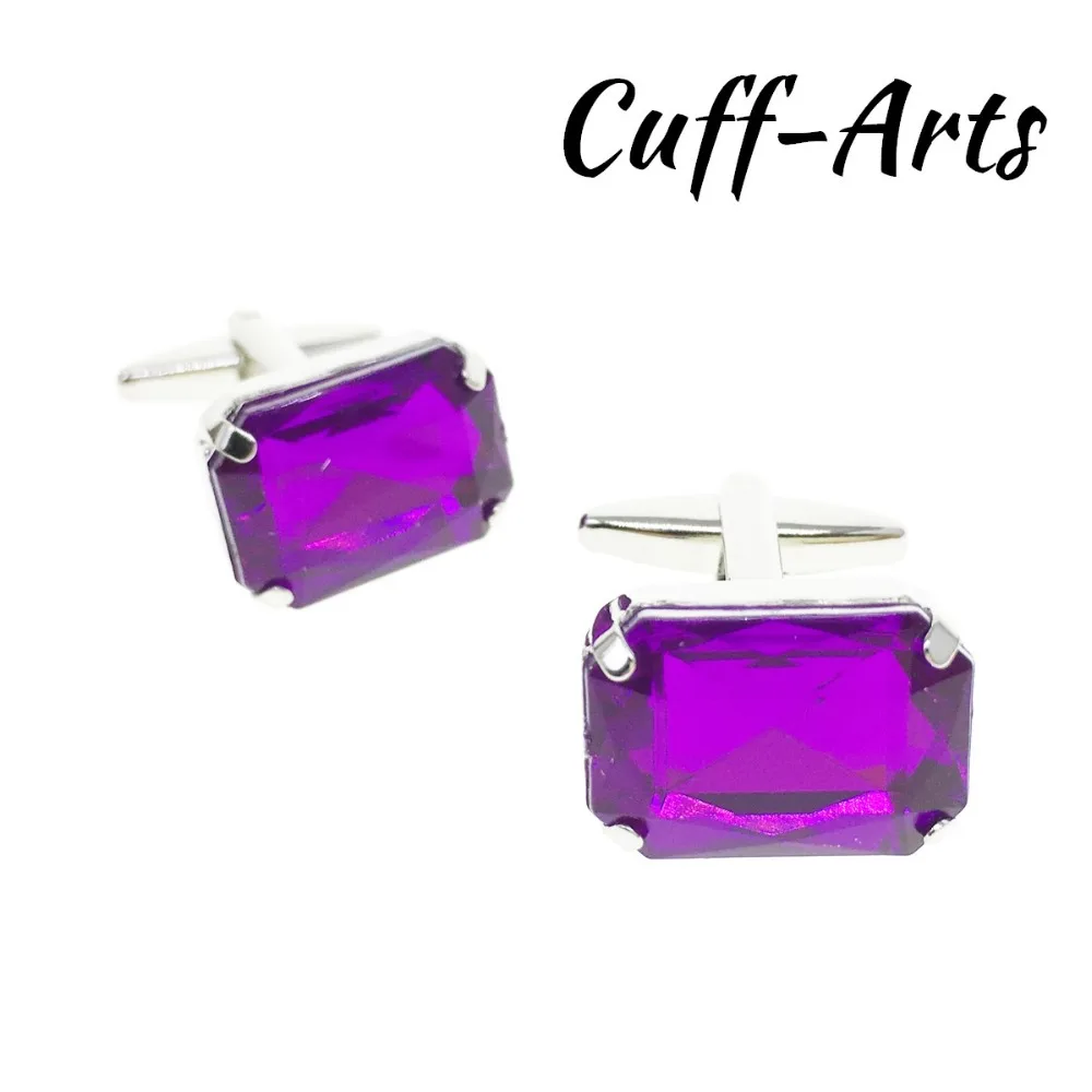 Cuffarts Newest Cufflinks For Mens Luxury Square Crystal Cufflinks Purple High Quality Shirt Wedding Cuff Links C20145
Cuffarts Newest Cufflinks For Mens Luxury Square Crystal Cufflinks Purple High Quality Shirt Wedding Cuff Links C20145
