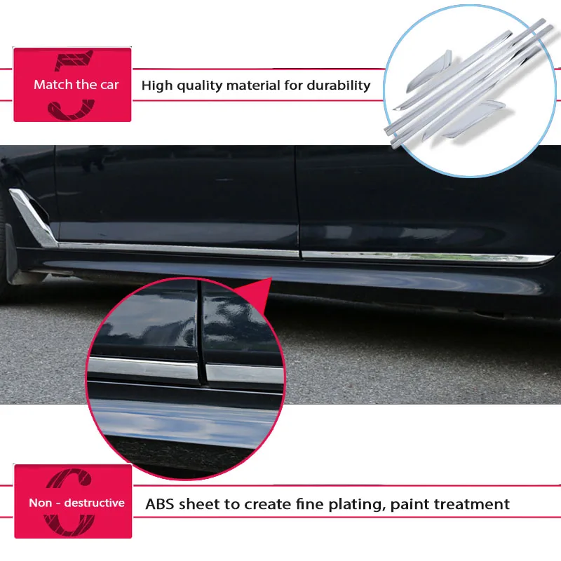 BOOMBLOCK Door Edge Car-styling Scratch Strip Protector Sequin Stickers For BMW G30 5 Series 2017 2018 Decoraive Accessories
BOOMBLOCK Door Edge Car-styling Scratch Strip Protector Sequin Stickers For BMW G30 5 Series 2017 2018 Decoraive Accessories