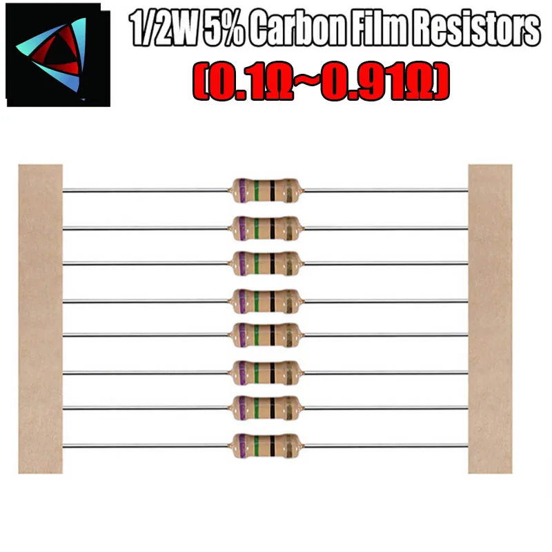 100pcs 1/2W 5% ROHS Carbon Film Resistors 0.1 0.12 0.15 0.18 0.2 0.22 0.24 0.27 0.3 0.33 0.39 0.47 0.5 0.56 0.62 0.68 0.75 ohm
100pcs 1/2W 5% ROHS Carbon Film Resistors 0.1 0.12 0.15 0.18 0.2 0.22 0.24 0.27 0.3 0.33 0.39 0.47 0.5 0.56 0.62 0.68 0.75 ohm