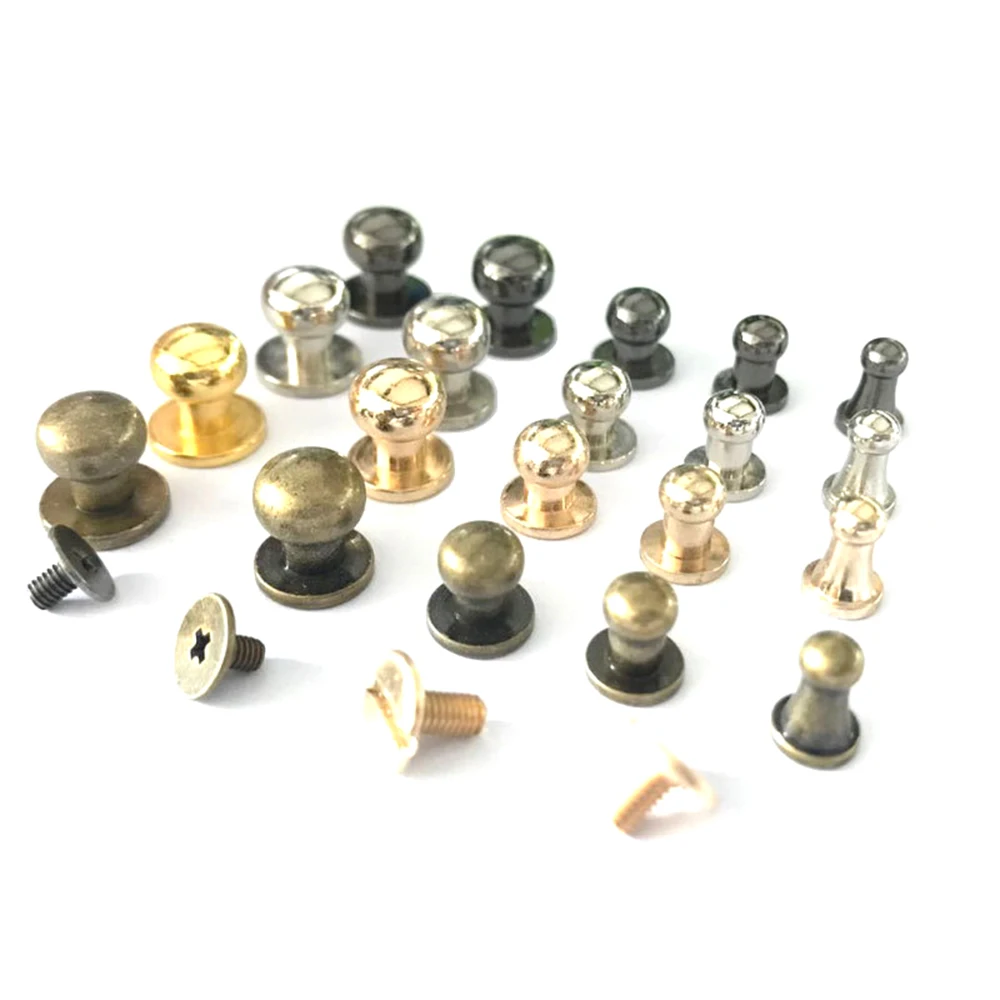 20 sets 4 colors Bags Accessories Pacifiers Pure copper Polishing Environmentally friendly Nickel-free DIY screws Rivets B-05
20 sets 4 colors Bags Accessories Pacifiers Pure copper Polishing Environmentally friendly Nickel-free DIY screws Rivets B-05