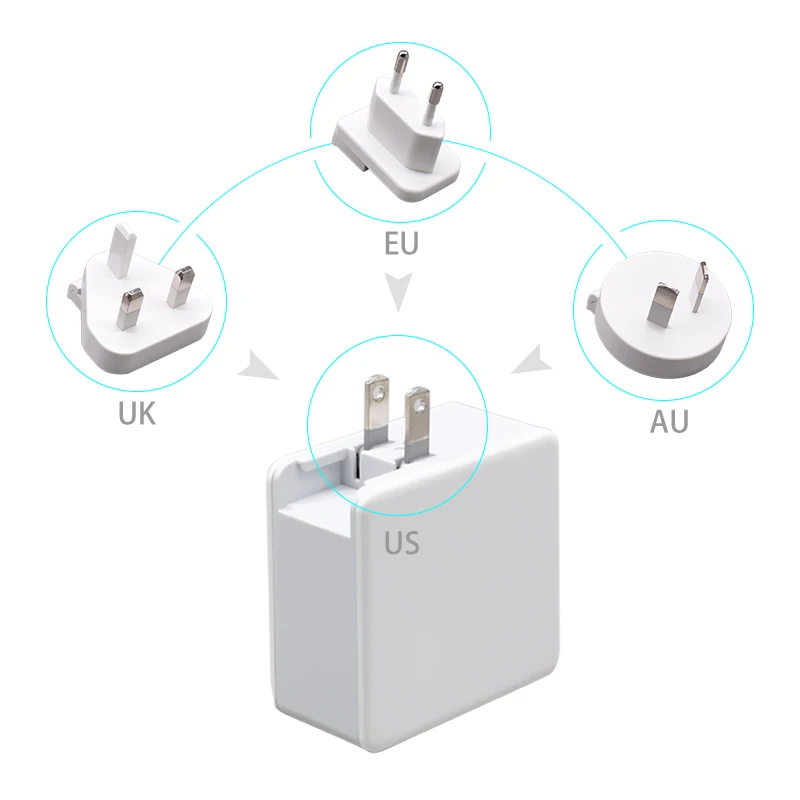 Сетевое зарядное устройство USB Type C 48 Вт адаптер питания с источником зарядка QC3.0