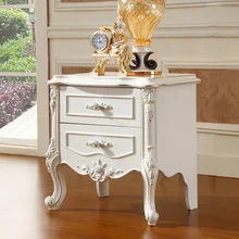 Luxury French Style Night stand high quingity french wood antique bedside