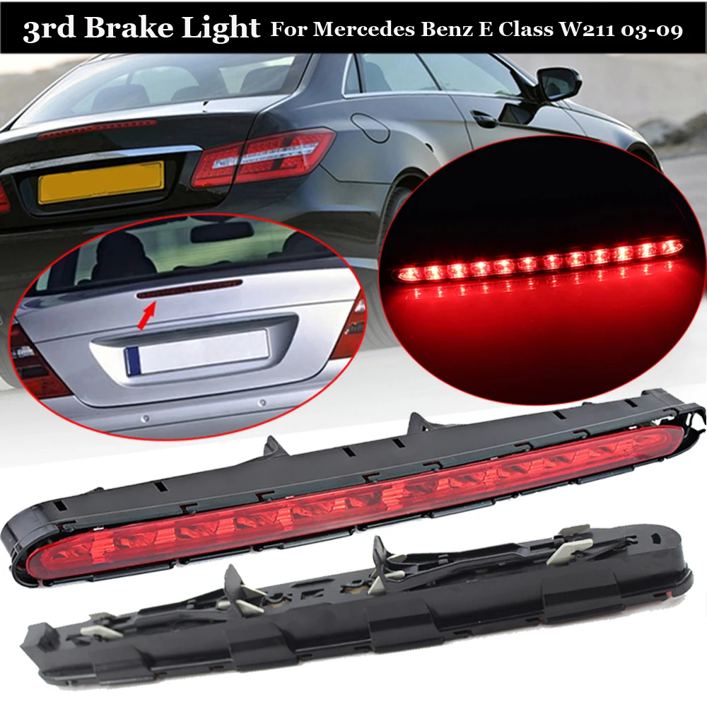 3RD Third Stop Brake Turn Signal Light LED High Level Rear Strip Tail For Mercedes Benz E Class W211 03-06 Red Car Accessories
3RD Third Stop Brake Turn Signal Light LED High Level Rear Strip Tail For Mercedes Benz E Class W211 03-06 Red Car Accessories