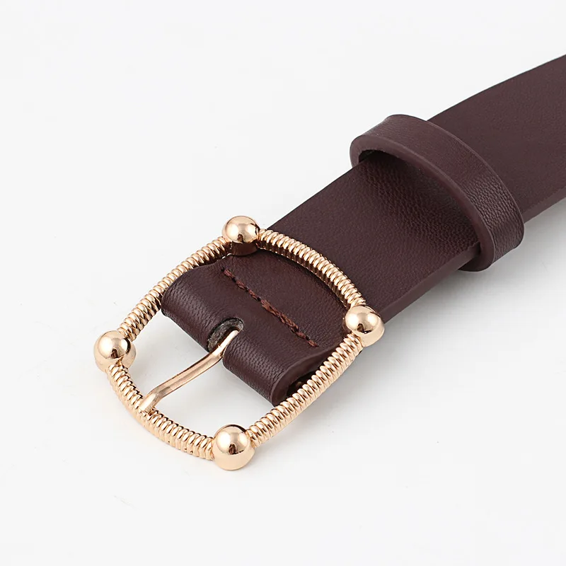 New pattern personality Buckle Solid Metallic female fashion Restoring collocation Dress belt Four colors Choice
New pattern personality Buckle Solid Metallic female fashion Restoring collocation Dress belt Four colors Choice
