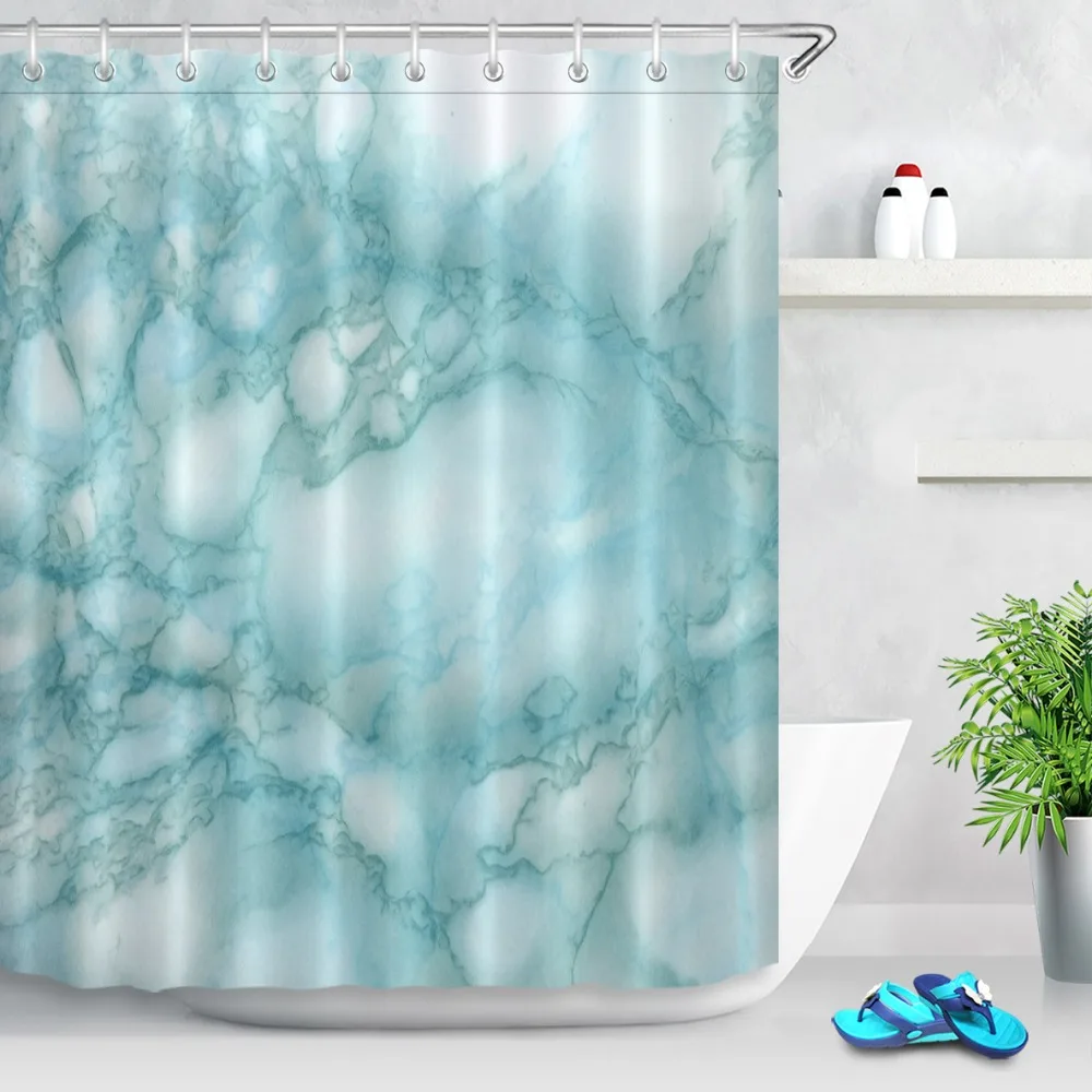 Watercolor Marble Light Blue Shower Curtain Set Waterproof Polyester Fabric Stone Tone Bathroom Panel Sheer Decor 12 Hooks
Watercolor Marble Light Blue Shower Curtain Set Waterproof Polyester Fabric Stone Tone Bathroom Panel Sheer Decor 12 Hooks