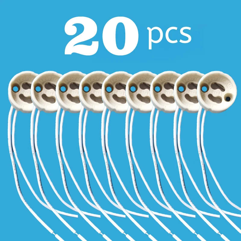 Ceramic GU10 Base Socket Adapter Wire Connector Porcelain Halogen GU10 Lamp Holder GU 10 LED Spot Light Bulb Base
Ceramic GU10 Base Socket Adapter Wire Connector Porcelain Halogen GU10 Lamp Holder GU 10 LED Spot Light Bulb Base