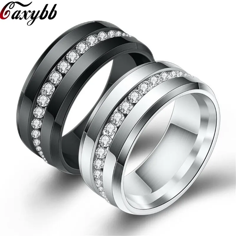 Fashion Single Row Line Clear Crystal Finger Rings for Women Men Classic Wedding Rhinestone Stainless Steel Ring Jewelry
Fashion Single Row Line Clear Crystal Finger Rings for Women Men Classic Wedding Rhinestone Stainless Steel Ring Jewelry