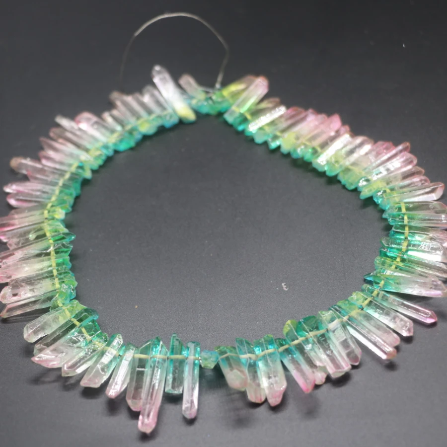 Approx. 58pcs Stone Necklace Point Pendant Crystal Quartz Bullet Hexagonal Rock Pendulum Column Reiki Healing Chakra Jewelry
Approx. 58pcs Stone Necklace Point Pendant Crystal Quartz Bullet Hexagonal Rock Pendulum Column Reiki Healing Chakra Jewelry