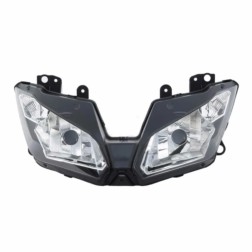 Фара мотоцикла налобный фонарь в сборе дом подходит для Kawasaki Ninja 300 EX300R EX300 2013-2015
Фара мотоцикла налобный фонарь в сборе дом подходит для Kawasaki Ninja 300 EX300R EX300 2013-2015