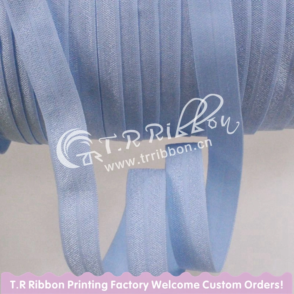 T.R RIBBON #020 light blue 5/8" FOE elastic, solid Fold Over Elastic FOE for Headbands 50yards and 100yards a lot
T.R RIBBON #020 light blue 5/8" FOE elastic, solid Fold Over Elastic FOE for Headbands 50yards and 100yards a lot