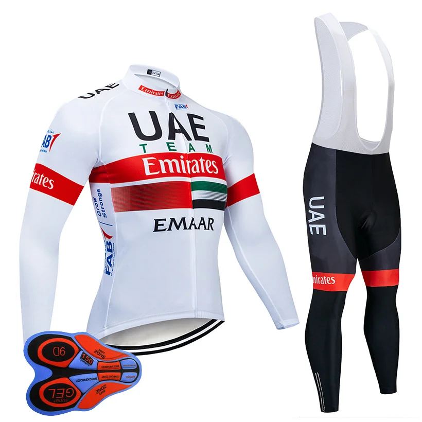 2019 UAE Cycling Jersey 9D Bib Set MTB Uniform Breathable Bicycle Clothing Quick Dry Bike Clothes Men's Long Cycling Wear
2019 UAE Cycling Jersey 9D Bib Set MTB Uniform Breathable Bicycle Clothing Quick Dry Bike Clothes Men's Long Cycling Wear