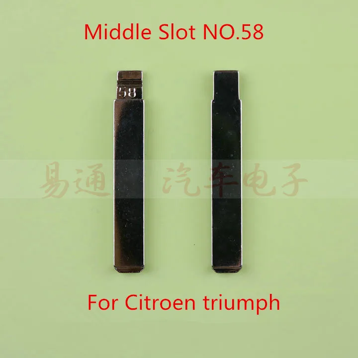 QN Middle Slot 58# For Citroen triumph Key Blade Blank Remote Blade For Citroen triumph Flip Remote Car Key Blade Replacement
QN Middle Slot 58# For Citroen triumph Key Blade Blank Remote Blade For Citroen triumph Flip Remote Car Key Blade Replacement