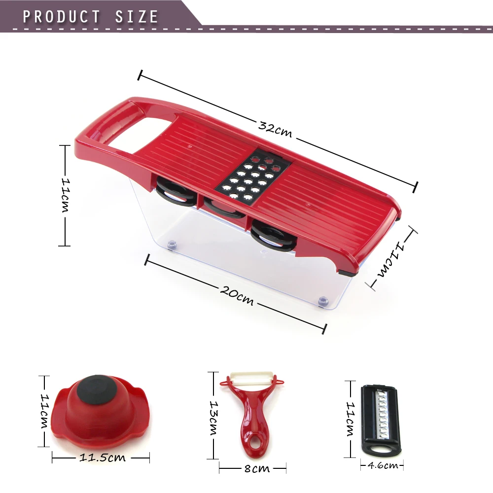6Pcs/set 1 Set Multifunctional Vegetable Slicer set Stainless and ABS Vegetable Grater Gadget Friut Cutter Portable Kitchen Tool
6Pcs/set 1 Set Multifunctional Vegetable Slicer set Stainless and ABS Vegetable Grater Gadget Friut Cutter Portable Kitchen Tool