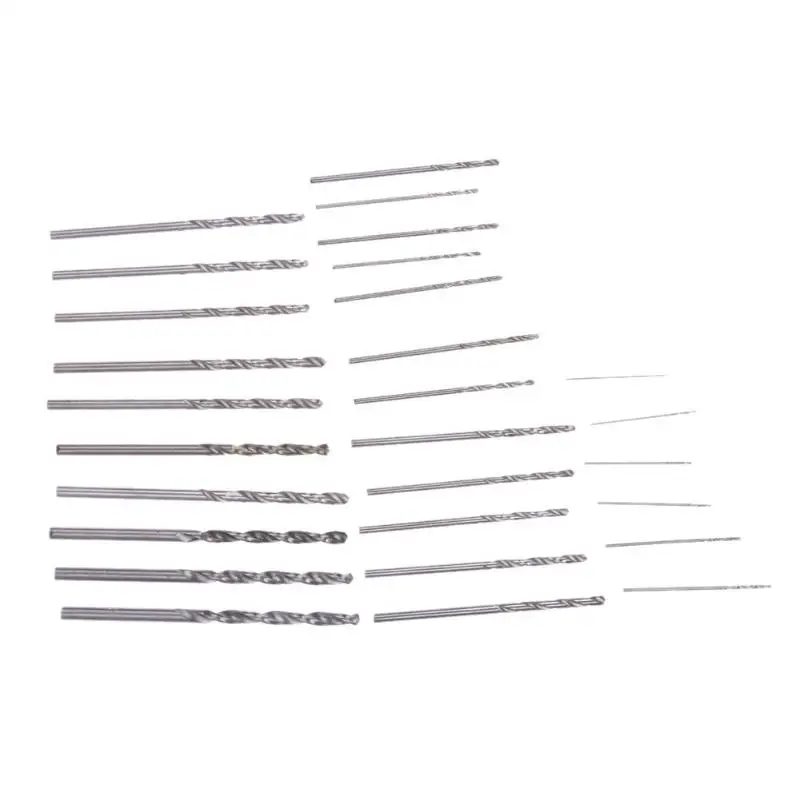 28 Pcs Mini Micro HSS4241 Twist Drill Bit Set Metric Sizes 0.3-3.0mm for PCB Crafts Thin Aluminum Iron Sheet Plastic
28 Pcs Mini Micro HSS4241 Twist Drill Bit Set Metric Sizes 0.3-3.0mm for PCB Crafts Thin Aluminum Iron Sheet Plastic