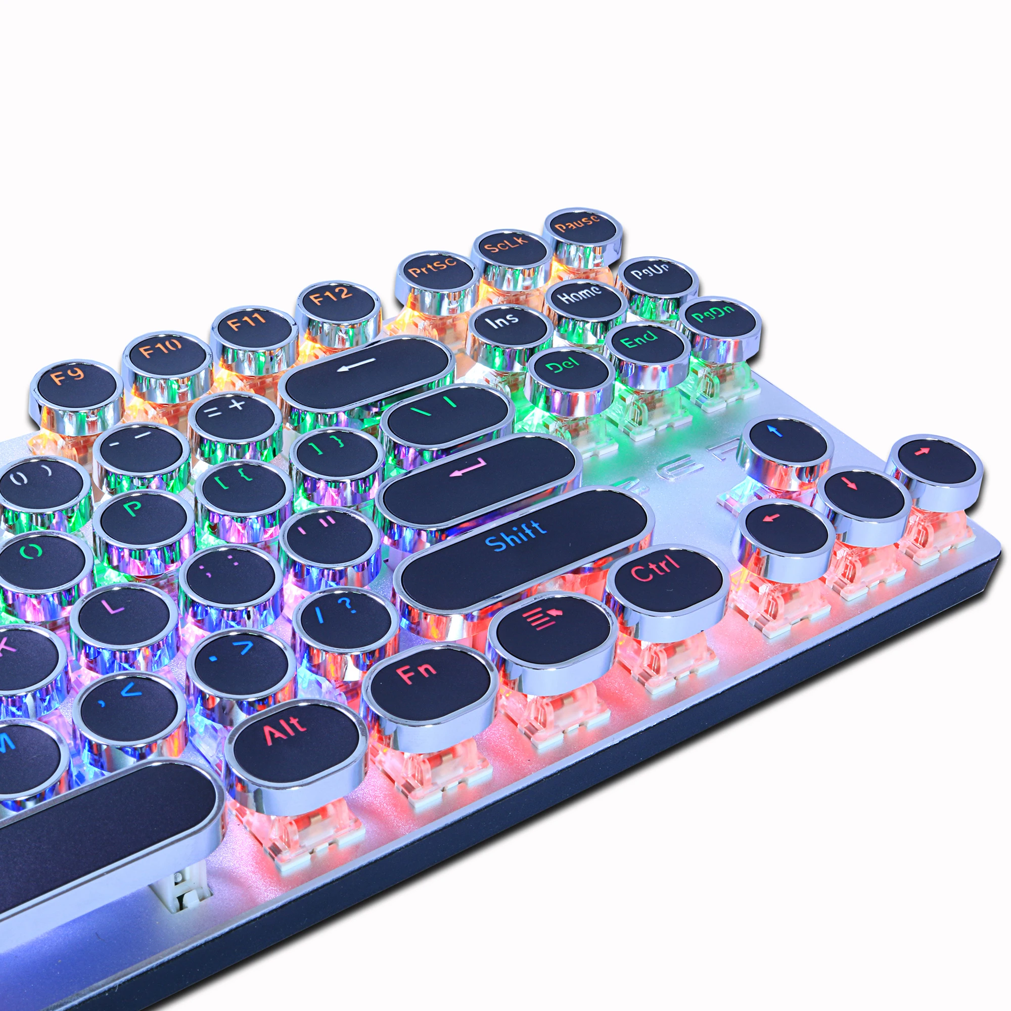 Gaming Mechanical Keyboard Round Keycap 87/104 keys Blue/Black/Red Switch Anti-Ghosting USB Wired LED Keyboard for PC laptop
Gaming Mechanical Keyboard Round Keycap 87/104 keys Blue/Black/Red Switch Anti-Ghosting USB Wired LED Keyboard for PC laptop