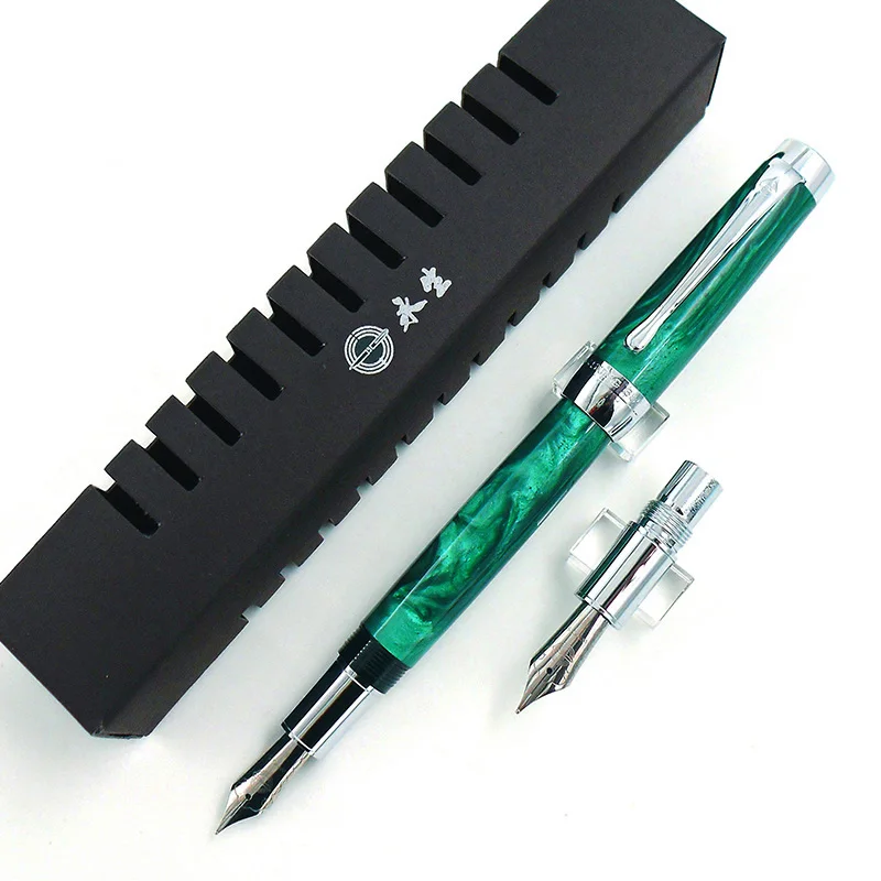 Wing Sung Wingsung 627 Natural Handmade Wood Fountain Pen Celluloid / Wooden Come with F & EF Nib & Box Writing Ink Pen Gift Set
Wing Sung Wingsung 627 Natural Handmade Wood Fountain Pen Celluloid / Wooden Come with F & EF Nib & Box Writing Ink Pen Gift Set