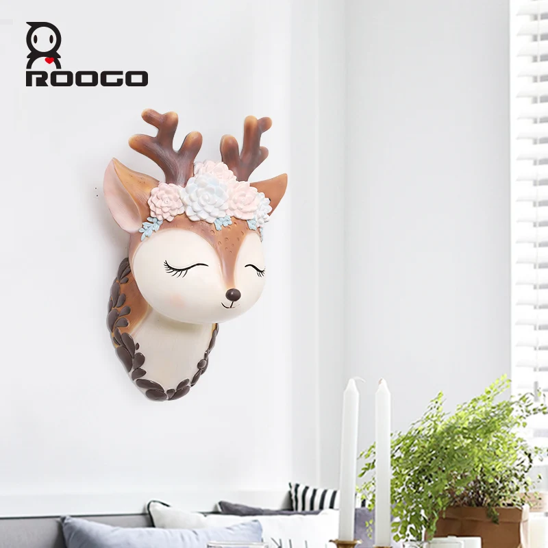 Roogo Deer Head Resin Decorative Hanging Home Living Room Creative Housekeeper Large Wall Mounted Miniature Ornamental
Roogo Deer Head Resin Decorative Hanging Home Living Room Creative Housekeeper Large Wall Mounted Miniature Ornamental