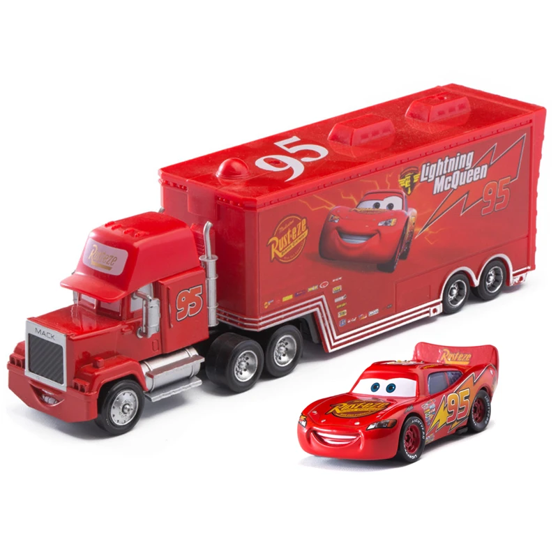 Disney Pixar Cars Lightning McQueen Mai Uncle truck Jackson Storm Ramirez 1:55 литой металлический сплав модель