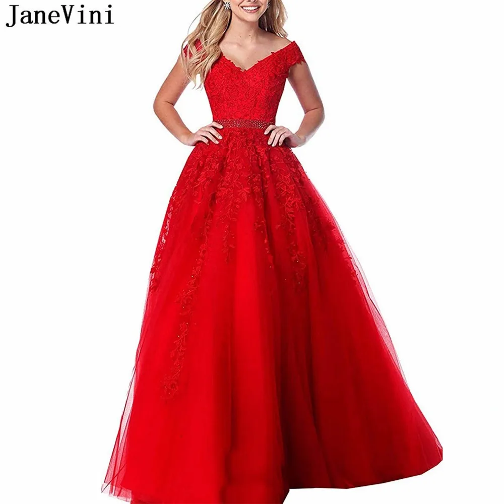 JaneVini 2019 Elegant Red Plus Size Prom Dresses Long V Neck Lace Appliques Beaded Tulle A Line Prom Party Gowns Galajurken Lang
JaneVini 2019 Elegant Red Plus Size Prom Dresses Long V Neck Lace Appliques Beaded Tulle A Line Prom Party Gowns Galajurken Lang