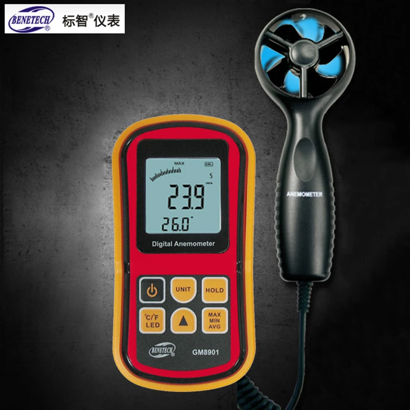 DHL Fedex 50PCS GM8901 Anemoscope Anemometers Digital Wind-speed Wind-temperature Tester Anemometer
DHL Fedex 50PCS GM8901 Anemoscope Anemometers Digital Wind-speed Wind-temperature Tester Anemometer