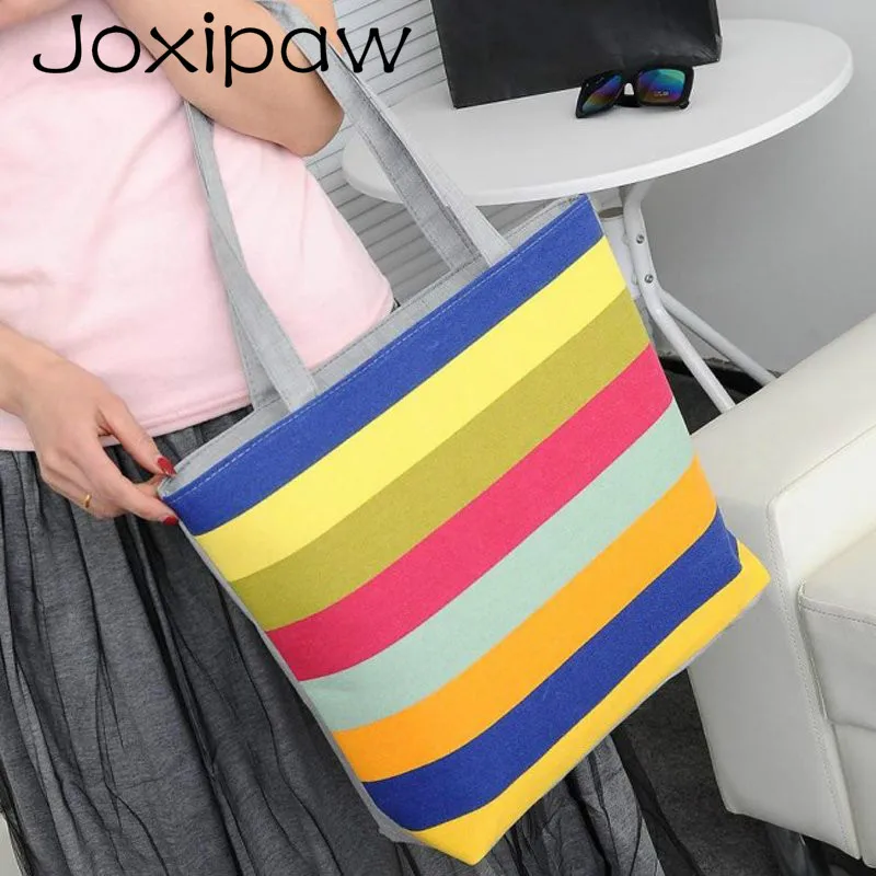 Women Casual Bags Canvas Small Fresh Woman Handbags Bags Simple Striped Female Fashion Bags Joxipaw
Women Casual Bags Canvas Small Fresh Woman Handbags Bags Simple Striped Female Fashion Bags Joxipaw
