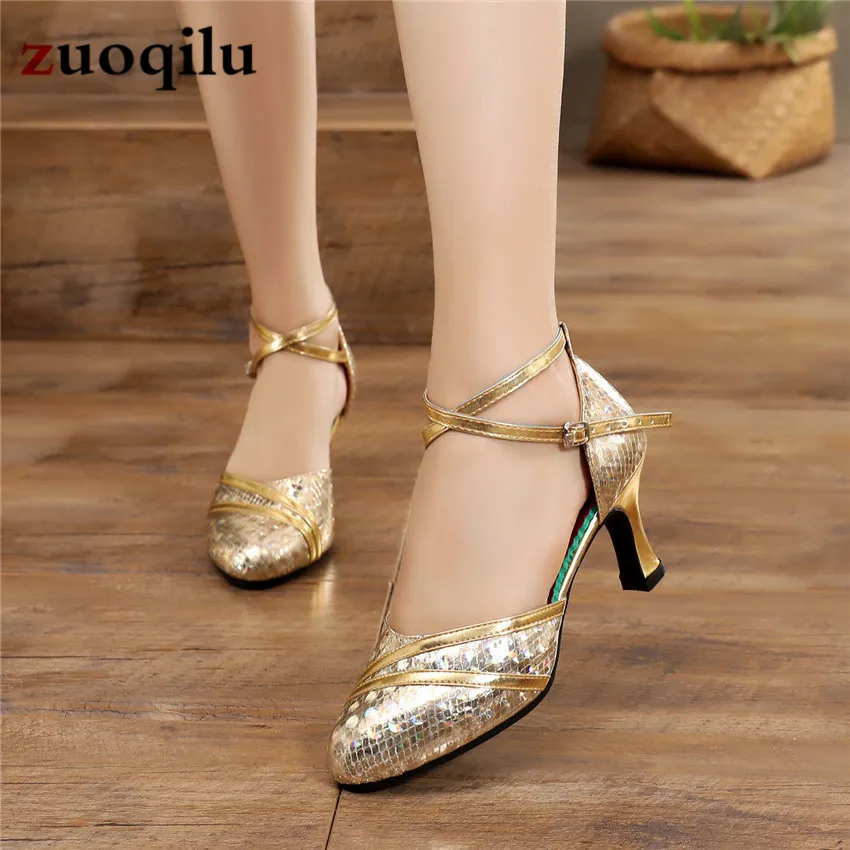 Gold Silver High Heels Pumps Women Shoes Latin Dance Shoes Low Heels Female Wedding Party Shoes #32-33
Gold Silver High Heels Pumps Women Shoes Latin Dance Shoes Low Heels Female Wedding Party Shoes #32-33