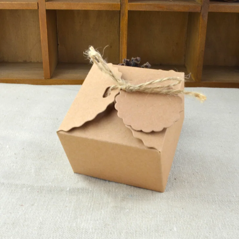 Gift Packaging Box 65X65X45mm 50 pcs Candy Box Wave Kraft Paper With Ribbons And Tags Baby Shower Favors Wedding Souvenirs
Gift Packaging Box 65X65X45mm 50 pcs Candy Box Wave Kraft Paper With Ribbons And Tags Baby Shower Favors Wedding Souvenirs