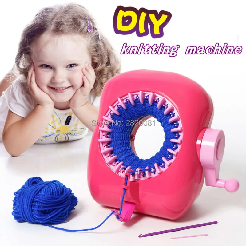 DIY Knitting machine Circular&plain knit manual wool hat scarf sweater for children,smart knitter loom educational toy best gift
DIY Knitting machine Circular&plain knit manual wool hat scarf sweater for children,smart knitter loom educational toy best gift