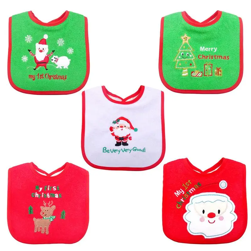 Baby Christmas Bibs Lunch Bibs Boys Girls Infants Cartoon Pattern Bibs Burp Cloths For Children Self Feeding Care
Baby Christmas Bibs Lunch Bibs Boys Girls Infants Cartoon Pattern Bibs Burp Cloths For Children Self Feeding Care