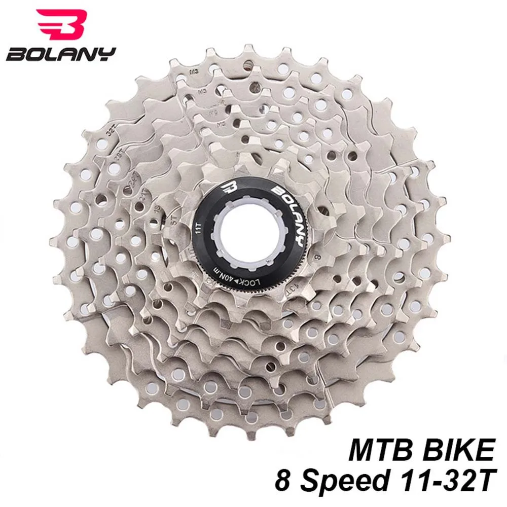 BOLANY Bicycle Freewheel 8s 24s MTB Mountain Bike 8 Speed Cassette 11-32T Sprocket Flywheel For Shimano M700 Bike Parts
BOLANY Bicycle Freewheel 8s 24s MTB Mountain Bike 8 Speed Cassette 11-32T Sprocket Flywheel For Shimano M700 Bike Parts