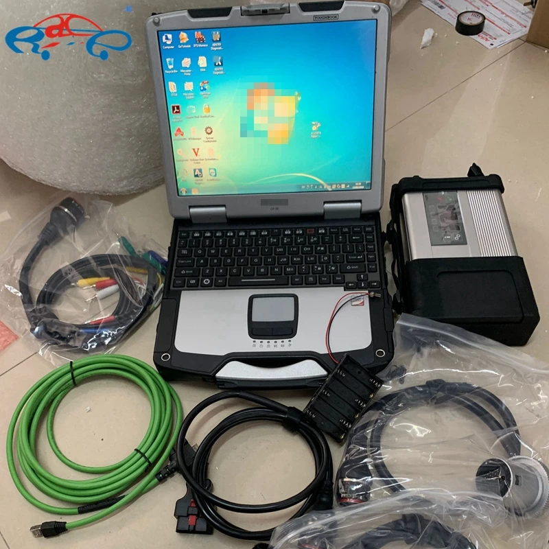 MB Star C5 с программным обеспечением V06.2022, X DTS Monk in 320GB HDD и использованным Toughbook CF-30 4G для считывания кодов и автоматической диагностики
MB Star C5 с программным обеспечением V06.2022, X DTS Monk in 320GB HDD и использованным Toughbook CF-30 4G для считывания кодов и автоматической диагностики
