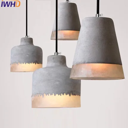 Nordic Style Loft Vintage Cement Pendant lights Retro Industrial Resin Hanging Lights Restaurant Kitchen Bedroom Hanglamp Lustre
Nordic Style Loft Vintage Cement Pendant lights Retro Industrial Resin Hanging Lights Restaurant Kitchen Bedroom Hanglamp Lustre