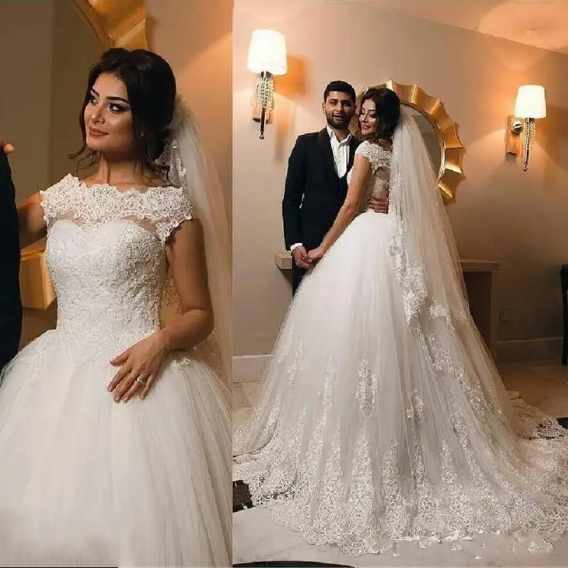 Well DesignCap Sleeves Lace Wedding Dresses Sweep Train Saudi Arabic Ball Gown Wedding Dresses 2021
Well DesignCap Sleeves Lace Wedding Dresses Sweep Train Saudi Arabic Ball Gown Wedding Dresses 2021