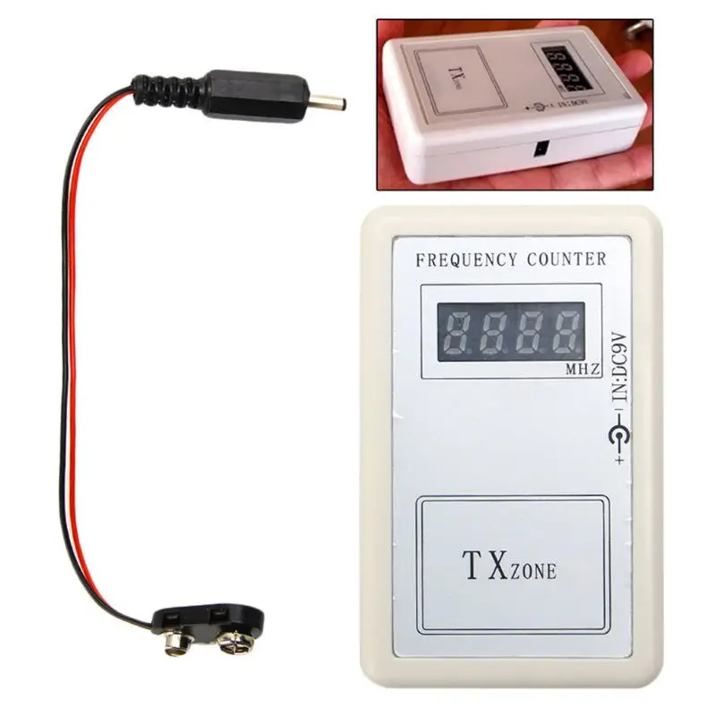 Handheld Wireless Remote Control Detector Counter Frequency Tester 250-450 MHZ Hot
Handheld Wireless Remote Control Detector Counter Frequency Tester 250-450 MHZ Hot