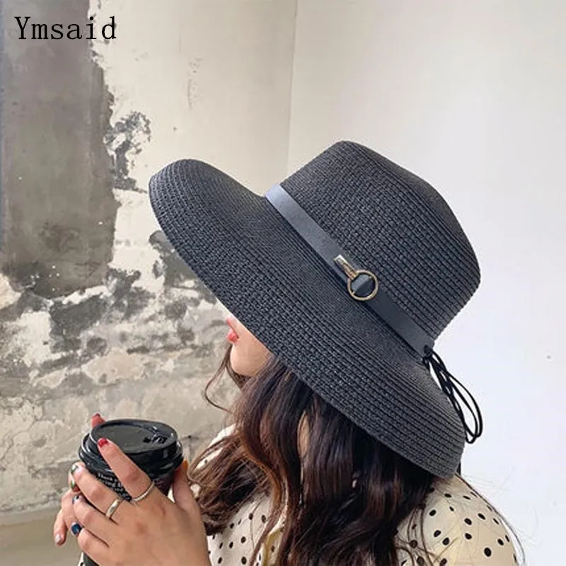 Ymsaid Summer Straw Hat For Women Grace Fashion Elegant Bow Lady Wide Brim Floppy Beach Female Visor Sun Hat
Ymsaid Summer Straw Hat For Women Grace Fashion Elegant Bow Lady Wide Brim Floppy Beach Female Visor Sun Hat
