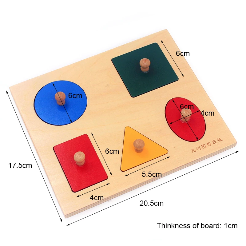 Montessori Materials Geometric Shapes Panel Board Wooden Pegged Hand Grasping Toys for Children Preschool Training Education Toy
Montessori Materials Geometric Shapes Panel Board Wooden Pegged Hand Grasping Toys for Children Preschool Training Education Toy