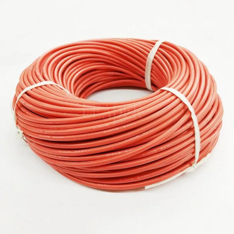 100 Meters/Roll 22 AWG Super Soft and Flexible Silicone Rubber Wire Cable Black/Red
100 Meters/Roll 22 AWG Super Soft and Flexible Silicone Rubber Wire Cable Black/Red
